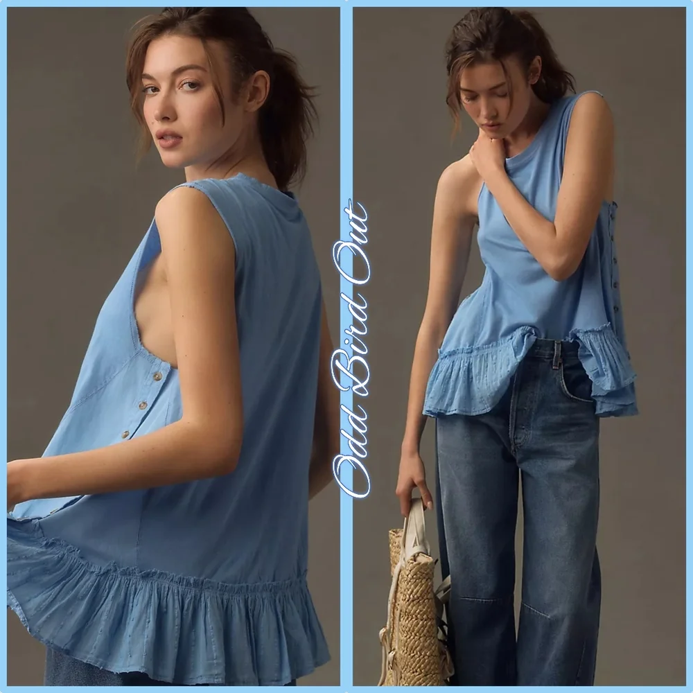 Anthropologie Pilcro Babydoll Muscle Tank - Picture 2 of 5